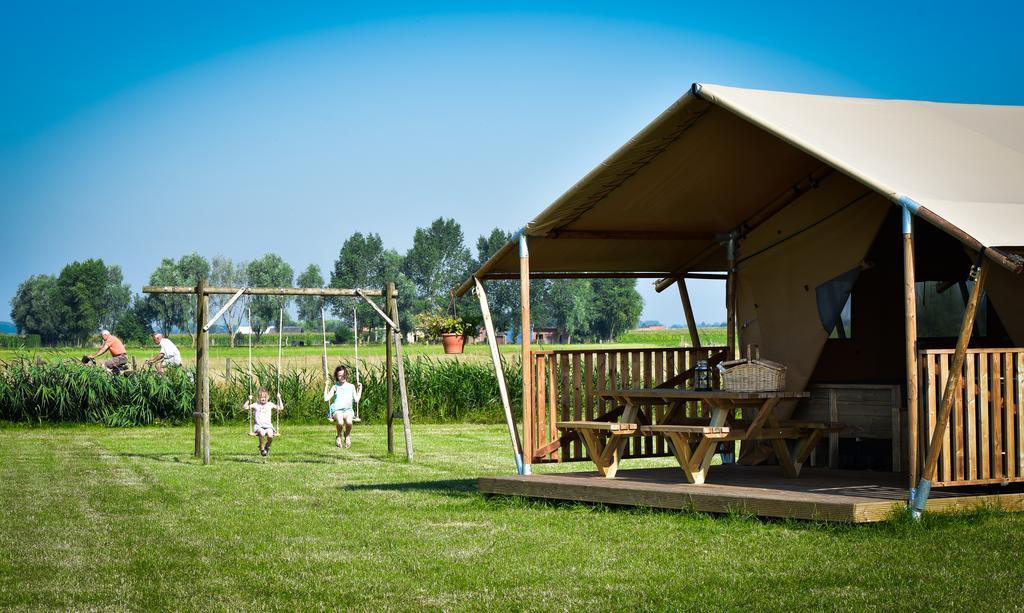 Glamping Aan de Vleterbeke Hotel Vleteren Bagian luar foto